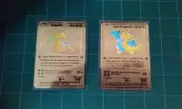 Pokemon Cards Custom Metal Gold Dragonite