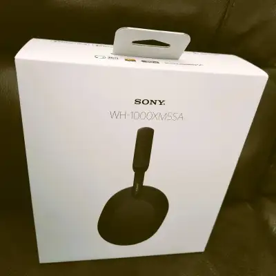Sony WH-1000XM5SA Wireless Noise-Cancelling Headphones– Premium, View more