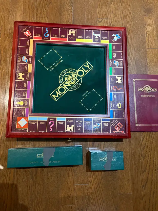 Jeu Monopoly Deluxe de Franklin Mint in Toys & Games in City of Montréal - Image 2