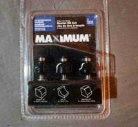 Maximum C3 micrograin carbide Edge forming router bit set (3 pie