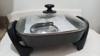 New Deep Kenmore Teflon Electric Frying Pan.