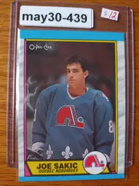 1989-90 O-Pee-Chee Joe Sakic Rookie Card 113 Quebec Nordiques RC