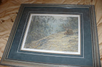 Robert Bateman Mule Deer Resting, limited edition print