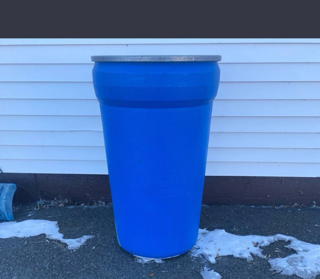Plastic Barrels with Removable Tops in Other in Fredericton