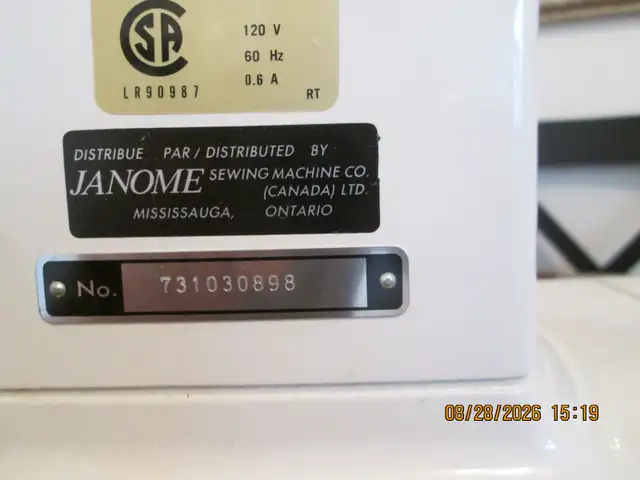 JANOME Limited Edition Sewing Machine model 344 in Hobbies & Crafts in Kingston - Image 5