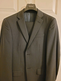 Men's Wool Suit Perry Ellis Size 38