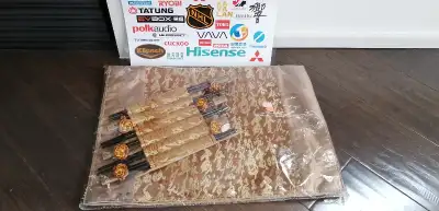 BRAND NEW Set of 6 Stitched Placemats with Chopsticks in Holders, View more