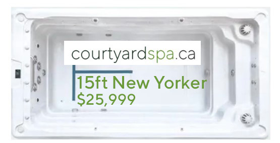 New 13ft-14ft-15ft-19ft-20ft Swim Spas In Stock -Fully Loaded WO in Hot Tubs & Pools in Woodstock - Image 3