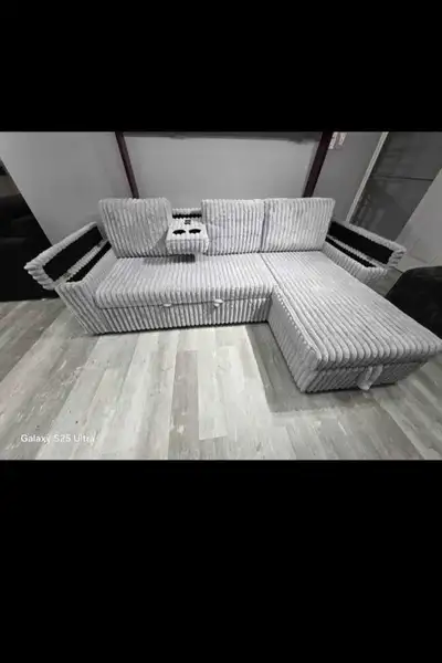 Corduroy Sectional Sofa Bed, View more