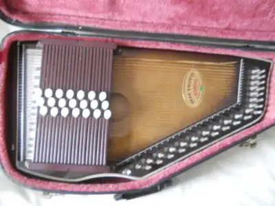 Samick Autoharp w/ Hard Shell Case, View more
