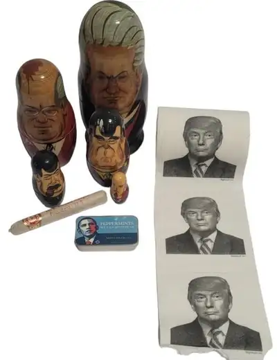 MOSTLY OLDER USA + RUSSIA PRESIDENTIAL LOT - REAGAN TRUMP OBAMA, View more