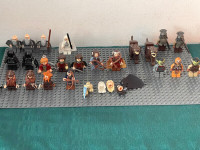 LEGO, LEGOS, LORD OF THE RINGS, MINI FIGURES , SEE DETAILS BELOW