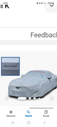 Mustang car cover