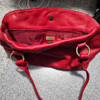 Danier red leather purse