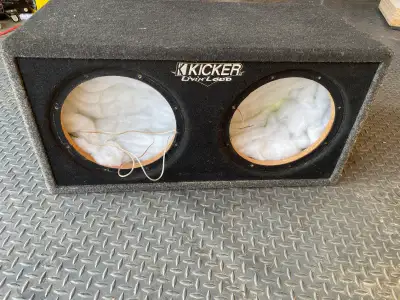 10” Kicker subwoofer box , View more