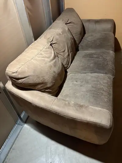 Tan Suede Couch (USED), View more