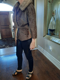 One of a kind Mohair and mink jacket...very valuable