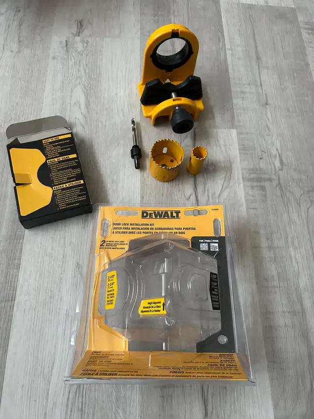 DEWALT DOOR LOCK INSTALLATION KIT in Other in Longueuil / South Shore - Image 3