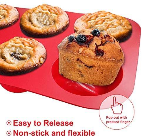 Walfos mega muffin silicone baking trays pack of 2 new in Kitchen & Dining Wares in Markham / York Region - Image 4