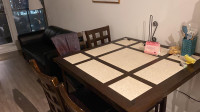 Beautiful square dining set