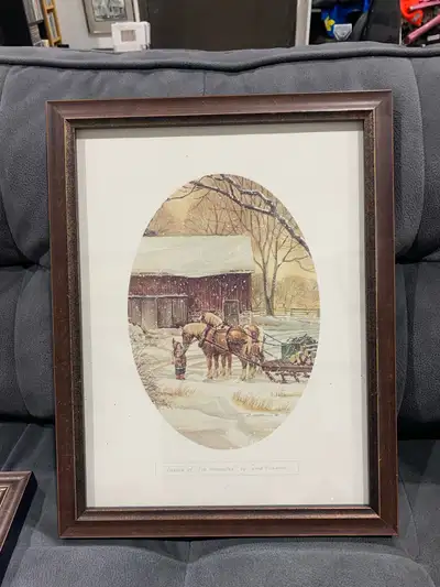 Trisha Romance Framed Print - Vignette of the Woodcutter, View more