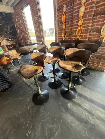 Adjustable barstool set of two , View more