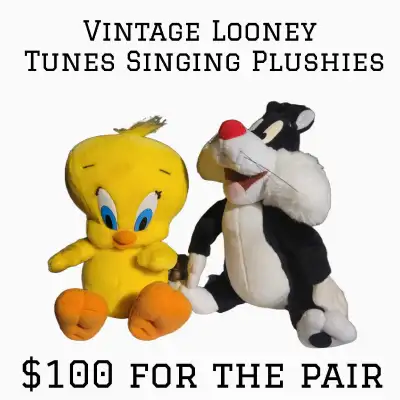 loonies tunes singing plushies, View more