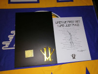 Kobe Retirement Letter With Envelope & Seal NBA Collectible Lake