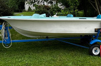 Project boat with trailer