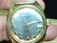 Vintage Waltham 17 Jewels Men Wrist Watch