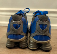 EUC - Nike Shox Turbo 13- Silver/Blue/Grey Mens Shoes Size 11 US