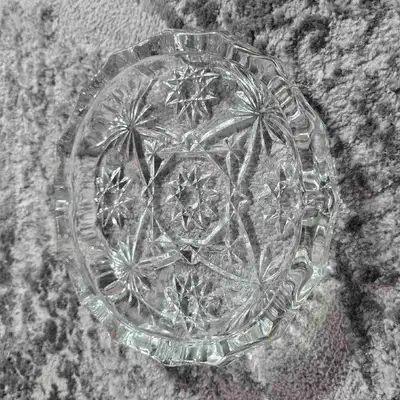 Large Crystal Cigar Ashtray, View more