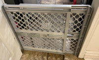 Grey Baby Gate - Excellent Condition- Pressure Mounted