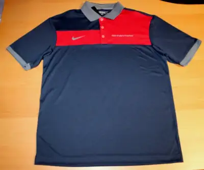 NFL New England Patriots Polo Shirt Medium Nike Dri-Fit NWT, View more