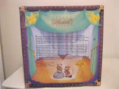 1991 ENESCO MOUSETERPIECE THEATRE CHEST *ROMEO & JULIET* ANIMATED MUSIC BOX. $150 (1) ITEM COMES WIT...