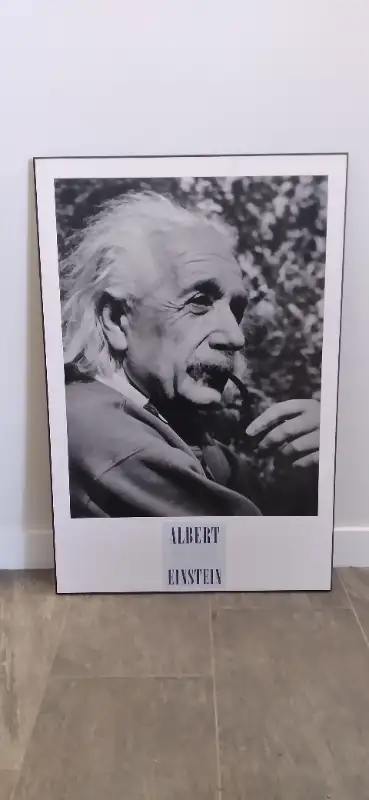 Einstein Woodback Poster, View more