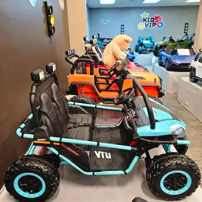 Experience the thrill with our 12V Dune Buggy Ride-On UTV for just $44.99 per day! This ride-on toy...