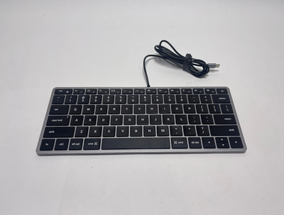 Satechi Slim W1 Wired Backlit Keyboard Apple Mac Black, View more