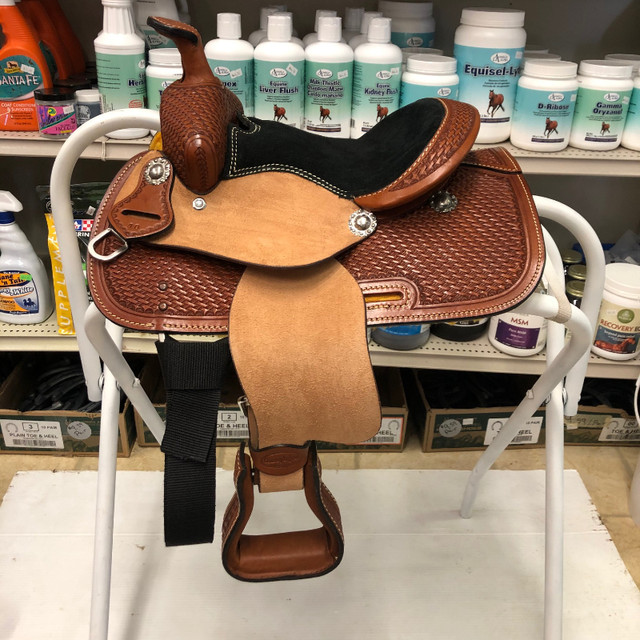 New 10" Country Legend Little Basket Pony Saddle in Equestrian & Livestock Accessories in Regina