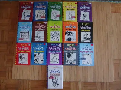 DIARY OF A WIMPY KID BY JEFF KINNEY - BOOKS 1,2,3,5,6,11,14,17, View more