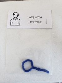 Belly button lint remover gag gift stocking stuffer