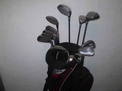 WILSON MEN's ( Left Handed ) COMPLETE GOLF SET + BAG Great Cond., View more