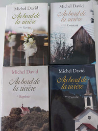 Série de 4 tomes de Michel David : Au bord de la rivière. 