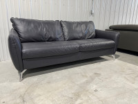 Italian Leather Sofa - NEW