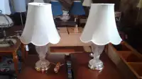 Set of Beautiful Crystal Table Lamps