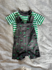 Baby Shorts Overalls Outfit
