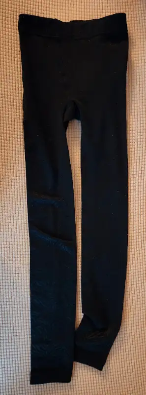 Small Blue Note Black Leggings, View more