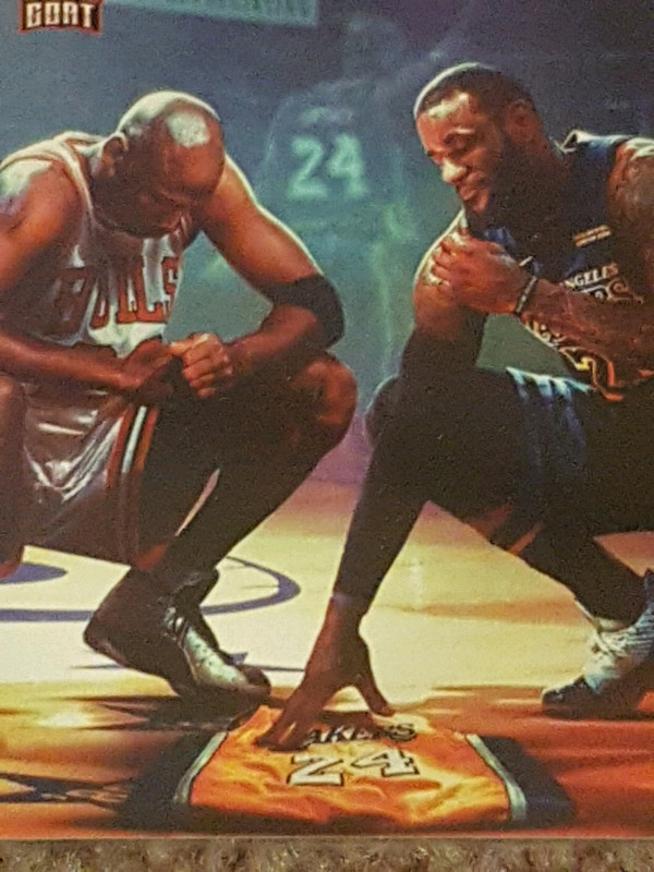LEBRON AND JORDAN TRIBUTE TO KOBE BRYANT. 1 OF ONLY 1,000 MADE in Arts & Collectibles in Mississauga / Peel Region - Image 3