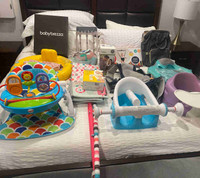 Newborn Baby Package includes car seat, high chair and crib!