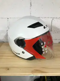 Open face helmet